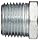 Anvil Steel Pipe Fitting, Class 150, Hex Bushing, NPT Male x NPT Female, Galvanized Finish