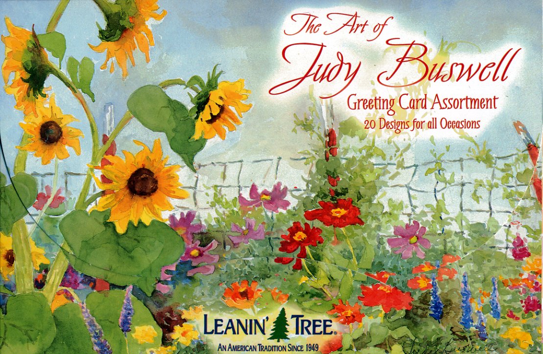 The Art of Judy Buswell - Leanin' Tree Greeting Cards (AST90608) - 20 cards with full-color interiors and 22 designed envelopes
The Art of Judy Buswell - Leanin' Tree Greeting Cards (AST90608) - 20 cards with full-color interiors and 22 designed envelopes