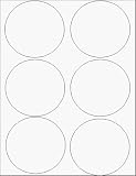 Round Labels 3 1/3 100 Sheets