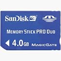 SanDisk SDMSPD-4096-A11 4 GB Memory Stick Pro Duo (Retail Package)