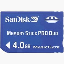 SanDisk SDMSPD-4096-A11 4 GB Memory Stick Pro Duo (Retail Package)