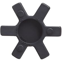 Lovejoy 11070 Size L-AL 090-095 Solid Type Jaw Coupling Elastomer Spider, SOX/NBR Rubber, 2.12" OD, 0.44" Elastomer Length, 194 in-lbs Nominal Torque