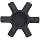 Lovejoy 11070 Size L-AL 090-095 Solid Type Jaw Coupling Elastomer Spider, SOX/NBR Rubber, 2.12" OD, 0.44" Elastomer Length, 194 in-lbs Nominal Torque
