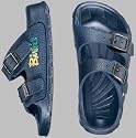 Birkis Sandalen ''Haiti'' aus Birko-Flor in basic navy mit schmalem Fussbett