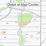 USGS Topographic Quadrangle Map - Saint Johns Marsh South, Florida (Folded/Waterproof)