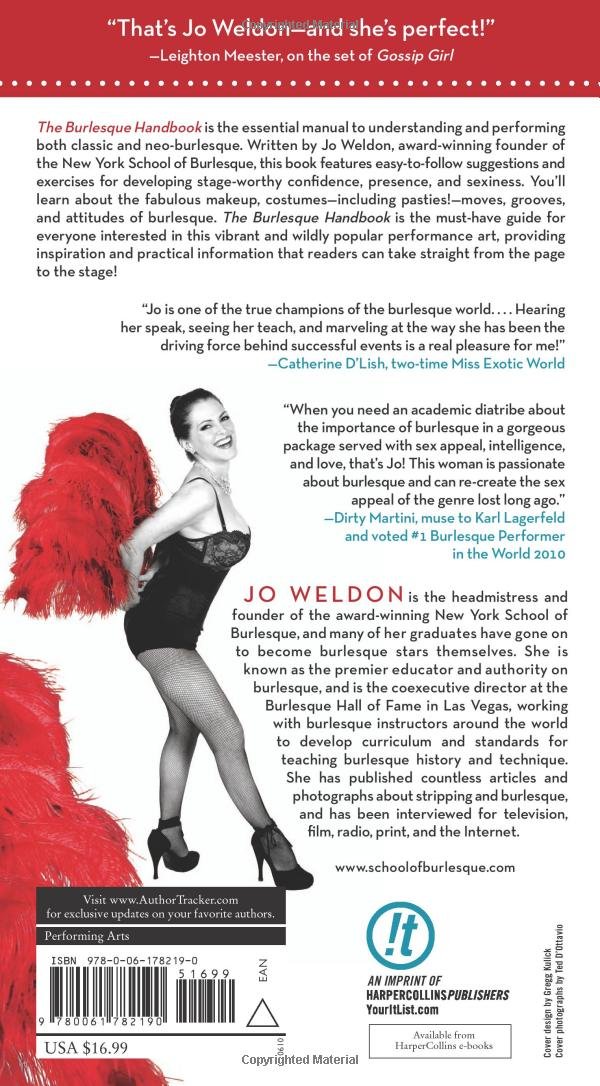 The Burlesque Handbook: Jo Weldon: 9780061782190: Amazon.com: Books The Burlesque Handbook: Jo Weldon: 9780061782190: Amazon.com: Books