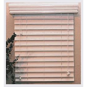 US Window #WH3900060RF 39x60 2 White Faux Blind by U S WINDOW FASHION SUPPLY