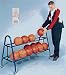 Jaypro Bbc-18Or Deluxe Eighteen Ball Basketball Carrier - Orange