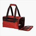 The Ultimate Sherpa Bag Medium Red with Black Trim Airline Approved Pet Carrier