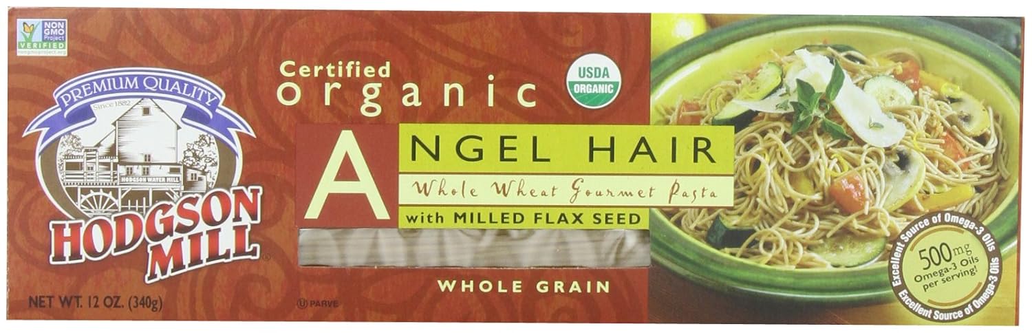 Amazon.com : Hodgson Mill, Organic Whole Wheat Angel Hair Pasta ...