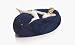 One Up Innovations ZK-COON-MS04 Zak Cocoon Microsuede Collection Bean Bag Style Lounge - Navy