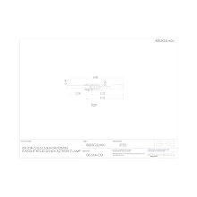 DE-STA-CO 515-B Horizontal Handle Hold Down Action Clamp