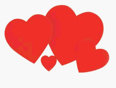 Beistle - 77866 - Pkgd Printed Heart Cutouts - Pack of 24