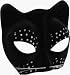 Child's Black Cat Face Costume Mask