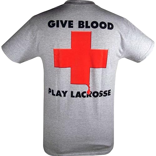 Give Blood - Play Lacrosse T-Shirt