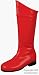 Adult Women's Red Super Hero Boots(Sz: Large 9-10)