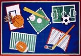 Sports A Rama Rug 39 x 58 Rug