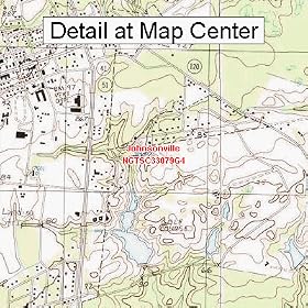 USGS Topographic Quadrangle Map - Johnsonville, South Carolina (Folded/Waterproof)