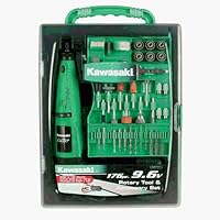 Kawasaki 840747 9.6-Volt 176-Piece Rotary Tool and Accessory Kit