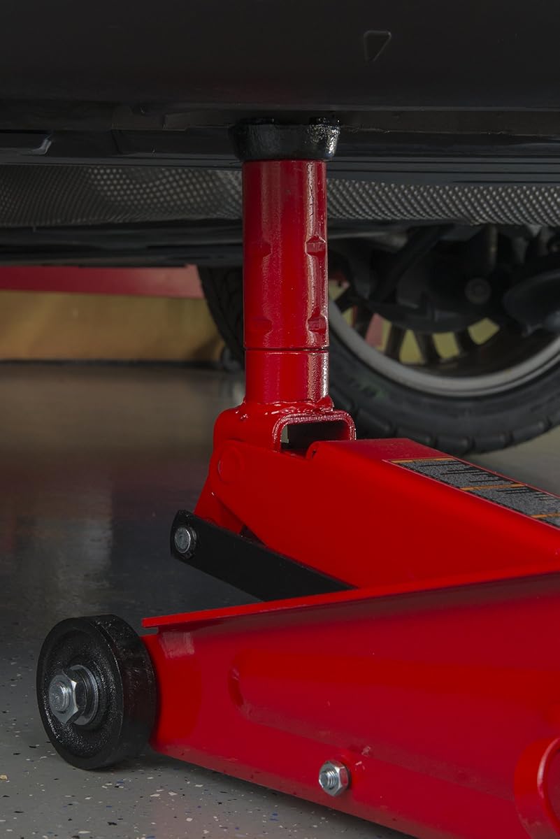 Torin Big Red Hydraulic Trolley Floor Jack SUV / Extended Height, 3 Ton Capacity