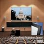 Clarion 16:9 Fixed Wall Projection Screen with Vel-tex