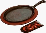 LODGE Sizzlin' Hot Case Iron Fajita Set