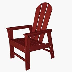 Polywood GNDSH16SR - Original Adirondack Chair - Sunset Red by