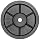 Timing Belt Pulley, 0.200" Pitch, 60 Grooves, 0.375" Bore Diameter, 3.800" Outside Diameter, Glass Filled Nylon, Single Flange