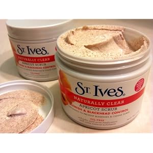 St. Ives Apricot Scrub Naturally Clear Blemish and Blackhead Control, 10 Ounce (Pack of 2) $5.78