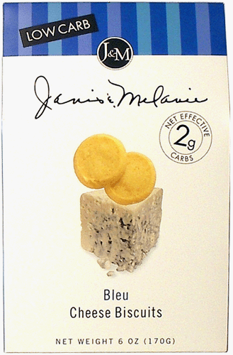 Bleu Cheese Flavor Low Carb Cheese Biscuits 6 oz. box by J&M Foods by J&M Foods