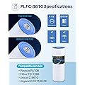 POOLPURE PLFC-8610 Pool Filter Replaces Hayward CX1100-RE for c1100, 100 Sq.ft Filter Cartridge
