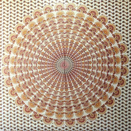 Beautiful Mandala Tapestry Hippie Tapestry Mandala Tapestry Wall Hanging Wall Decor Home Decor (Orange)