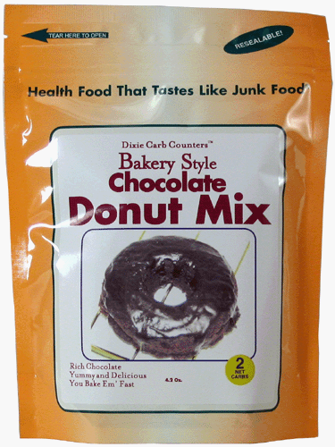 Dixie Carb Counters Bakery Style Chocolate Donut Mix - 2 Net Carbs by Dixie Diner