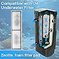 Nosiny 10 Pack Filter Foam Cartridge Pad Compatible with Fluval Poly-Max U4