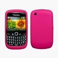 Hot Pink Silicone Case / Skin / Cover for RIM BlackBerry Curve 8520 / 8530