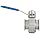 Dixon B5104S200CC-D Stainless Steel CF8M Clamp End Butterfly Valve with Silicone Seal, 2" Tube OD, 140 psi Pressure