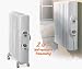 Delonghi 2kW Wall-mounted Oil-filled Radiator