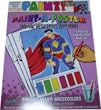 Paint A Poster Books Super Heroes And Villains