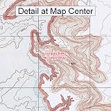 USGS Topographic Quadrangle Map - Gregory Butte, Utah (Folded/Waterproof)