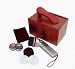 Wooden Shoe Shine Kit with Cordless Polisher by totes
