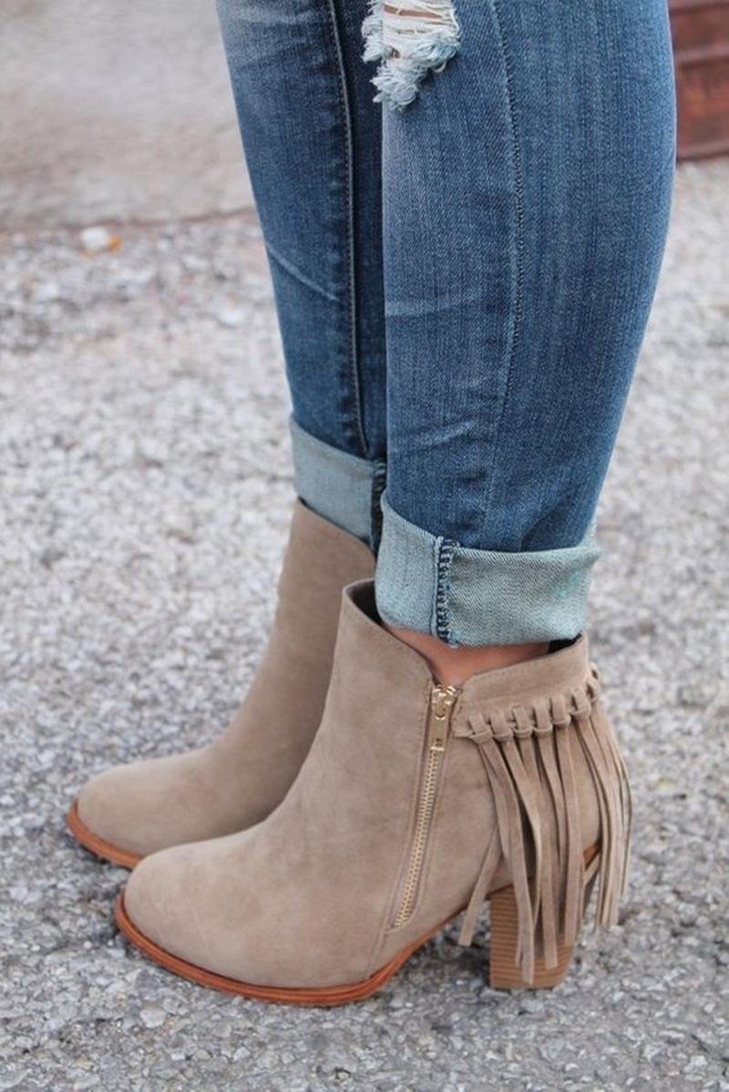 Febelle Fashionable Women Scrub Bighheeled Boots High Heel boots Women