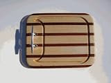 Soundview Millworks CLT-M Single Cleat Appetizer board- Maple & Mahogany -Medium