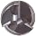 Niagara Cutter A345 Carbide End Mill for Aluminum, TiCN Coated, 3 Flutes, Square End