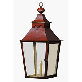 Red Pagoda Lantern Candle Holder