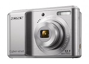Sony DSC-S2100 12.1MP Digital Camera with 3x Optical Zoom with Digital Steady Shot Image Stabilization and 3.0 inch LCD (Silver)
