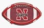 PTC Intl 08132 Nebraska Cornhuskers Pebble Football Neon Light