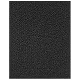 Black Shag Area Rugs inch Eco Friendly Bamboo and Cotton 5' x 8'