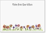 Summer Wildflowers Flat Card Kid's Stationery