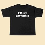Rebel Ink Baby 399tt2T - I Heart My Gay Uncle - Toddler T-Shirt - 2T