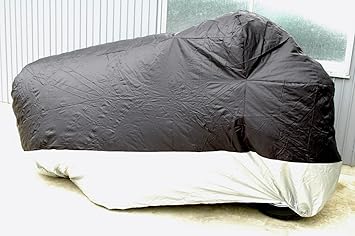 【クリックで詳細表示】選べる6サイズ バイクカバー 防水 ツートン カラー 【ADVANTAGE】 M L XL XXL XXXL XXXXL バイク に (2 ： Lサイズ)： スポーツ＆アウトドア